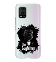Xiaomi Mi 10 Lite Uyumlu Kapak Dog Father Tasarımlı Şeffaf Silikon Kılıf