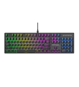 IKG-440T Mavi Switch Mekanik Klavye RGB 16 Efekt  104 Tuş Kablolu Anti-Ghosting Windows/Mac Uyumlu