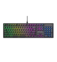 IKG-440T Mavi Switch Mekanik Klavye RGB 16 Efekt  104 Tuş Kablolu Anti-Ghosting Windows/Mac Uyumlu (Siyah)