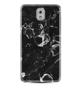 Samsung Note 3 4 5 8 9 20 Ultra 10 Lite Kılıf Desenli Silikon Black Hole Marble 1387