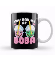 Cute You Had Me At Boba Anime Kawaii Bubble Tea , Kupa Bardak Porselen