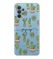 Samsung Cacti Tasarımlı Şeffaf Telefon Kılıfı