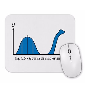 Curva De Sino Estendida Mouse Pad