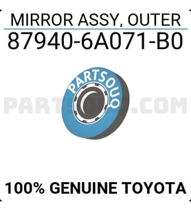 Toyota Land Crusıer Dış Ayna Katdes Sol 2003-2008 (Oem No:  879406A071B0)