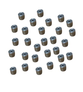 Cam Kriko Tel Uç Pimi- 5.5 mm  X 4 mm / 1.7 Metal Yumuşak (Beyaz)