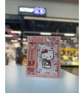 Sanrio Hello Kitty Defter- Kalem Bant Set-2