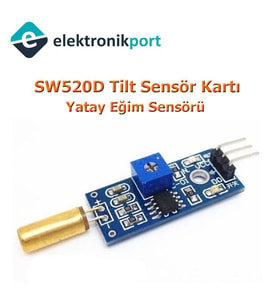 SW520D Tilt Sensör Kartı 3 Pin (Eğim Sensörü - Yatay)