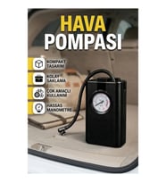 Analog Manometreli Taşınabilir Araç Hava Pompası – Lastik Şişirme