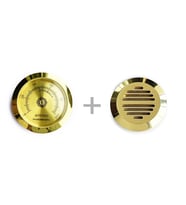 Metal Humidor Higrometresi ve Nemlendirici Haznesi Seti 50+43mm