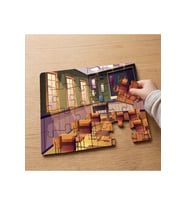Sınıf Odası - School Tasarımlı 24 Parça Ahşap Çocuk Puzzle MPK0258