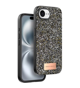 Onegif Apple İphone 16e Bright Simli Kapak - Gümüş