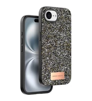 Onegif Apple İphone 16e Bright Simli Kapak - Gümüş