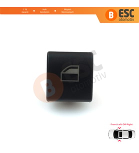 BMW 3 Series E46 X5 X3 İçin Cam Açma Düğmesi Kapağı 61316902175