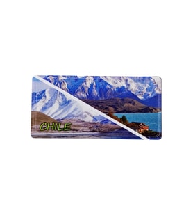 Şili Temalı Plaka Magnet (Karışık)