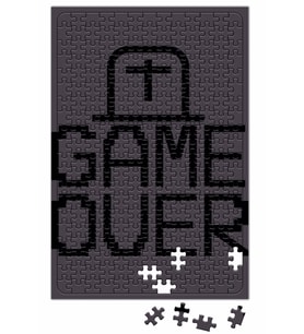 Blusa Game Over Puzzle 240 Parça Yapboz