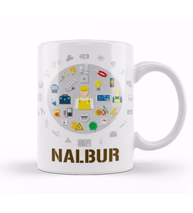 Nalbur Kupa Bardak Porselen