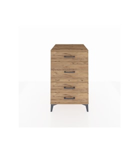 Kronos Komodin 4 Çekmeceli 60x59x96 Çam-Çam