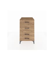 Kronos Komodin 4 Çekmeceli 60x59x96 Çam-Çam
