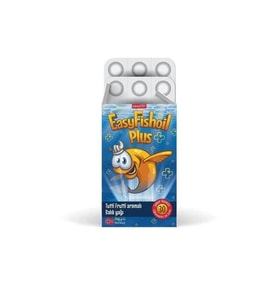 Easy Fishoil Plus Tutti Frutti Çiğnenebilir Jel Tablet