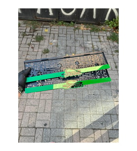 Araba Pleksi Plakalık