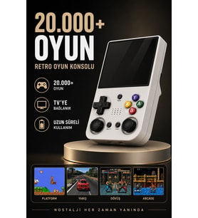 20.000 Oyunlu El Konsolu Taşınabilir Oyun
