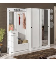 ABRE vm-36300 BEYAZ VESTİYER PORTMANTO AYAKKABILIK