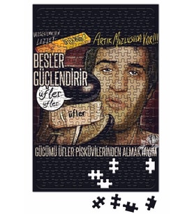 Kemal Sunal 100 Numaralı Adam Üfler Bisküvileri Puzzle
