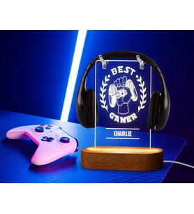 BK Gift Kişiye Özel İsimli Gamer Tasarımlı Led Lamba-2, Gece Lambası, Ev Dekorasyonu, Işıklı Pleksi Biblo
