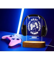 BK Gift Kişiye Özel İsimli Gamer Tasarımlı Led Lamba-2, Gece Lambası, Ev Dekorasyonu, Işıklı Pleksi Biblo