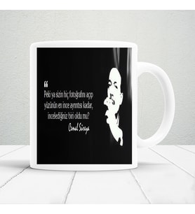 Cemal süreya sözleri baskılı kupa bardak