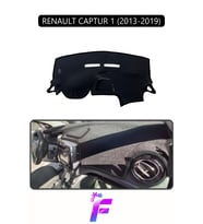 RENAULT CAPTUR 1 (2013-2019) Uyumlu Torpido Örtüsü Yansıma Önleyici Koruma Hızlı Montaj J48