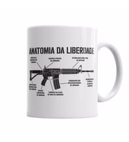 Anatomia da Liberdade Kupa Bardak Porselen