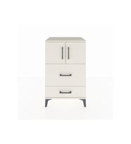 Hyperion Komodin Tek Raflı 2 Çekmeceli 2 Kapaklı 60x44x96 Aytaşı-Aytaşı