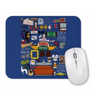 Friends Collage Mouse Pad