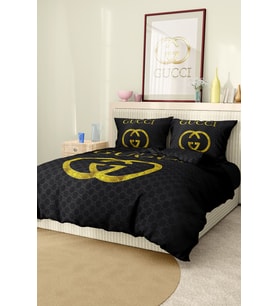 Marcalanya Çift Kişilik Nevresim Takımı Pamuklu Saten Kumaş 6 Parça 3D Dijital Baskı Duvet Cover Set Model.