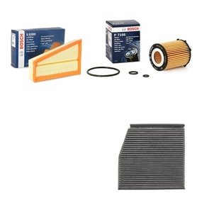 Bosch Filtre Bakım Seti Mercedes GLA 200 Benzin X156 2013-2019 Hava + Yağ f. + Polen Filtre Sardes