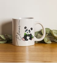 İsme Özel Sevimli Panda Kupa Bardak