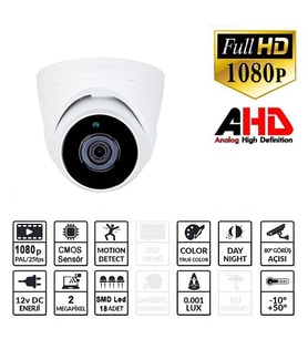 EZCOOL EZ-5120HD 2MP 2.8MM 18SMD AHD DOME