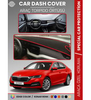 SKODA OCTAVIA A8 (2020-2024) Torpido Örtüsü Ön Göğüs Halı Torpido Koruma Tam Uyum Kaymaz UV Koruma