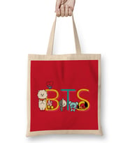 Bts Army Bt21 GIFT Bez Çanta Uzun Saplı