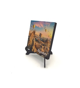 Kapadokya Baskılı MDF Masaüstlük 10X10