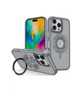 iPhone 16 Pro Max Banza Magsafe Standlı Kapak - Titan Gri