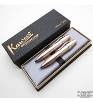 Kaweco AL Sport Rose Gold Kalem Seti  07 Versatil Kalem + Tükenmez Kalem Set  İsme Özel Kalem