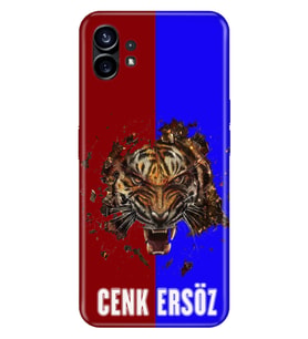 Nothing Phone 1 / 2 Kılıf İsim Yazılı Kişiye Özel Silikon Kapak Model-21 (Çok Renkli)