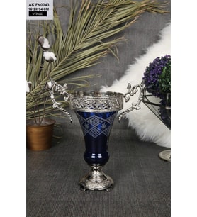 Vitale Eskitme Desenli Vazo AK.FN0043