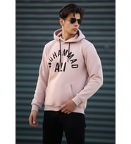 Miron Muhammadali Baskılı Sweatshirt Regular Fit-Pembe