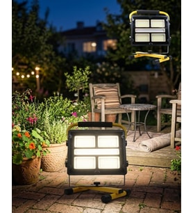 Solar Enerjili LED Kamp Feneri 4 Modlu Ayarlanabilir Açılı Güçlü Aydınlatma