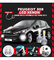 Peugeot 308 2008-2012 Sis Farı Uyumlu Şimşek Etkili Led Xenon Performance Series H1