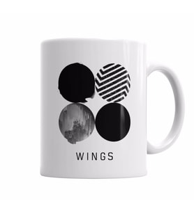BTS WINGS 2 Kupa Bardak Porselen