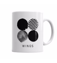 BTS WINGS 2 Kupa Bardak Porselen